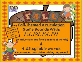 http://www.teacherspayteachers.com/Product/Fall-Themed-Game-boards-With-L-S-R-V-4-5-syllable-words-1401796