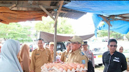 Wabup Soppeng Pantau Harga Kebutuhan Pokok di Pasar Tradisional