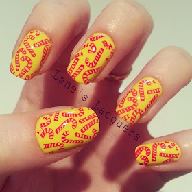 ciate-big-yellow-taxi-candy-cane-xmas-nail-art