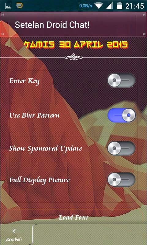 BBM Mod DroidChat Tema Transparan V 2.8.0.21 Apk (NEW)