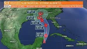 Subtropical Storm Alberto