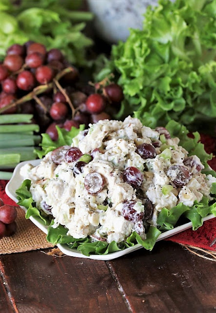 Pina Colada Chicken Salad with Red Grapes Image