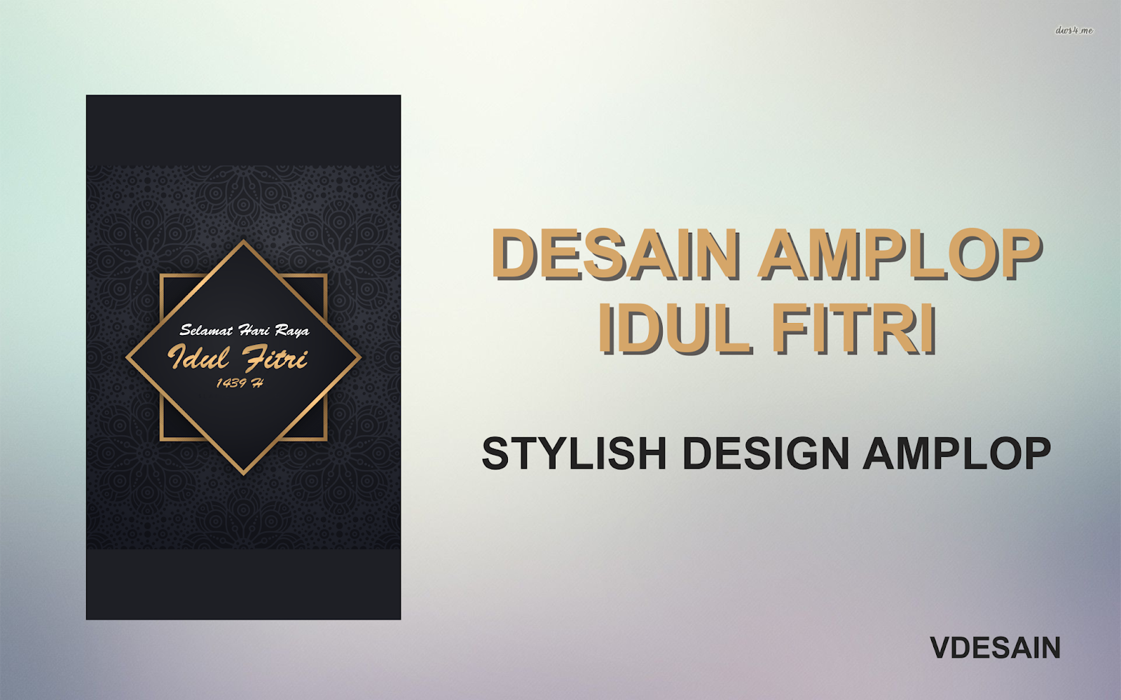  Desain  Amplop Lebaran Idul Fitri  Vector Elegan Format 