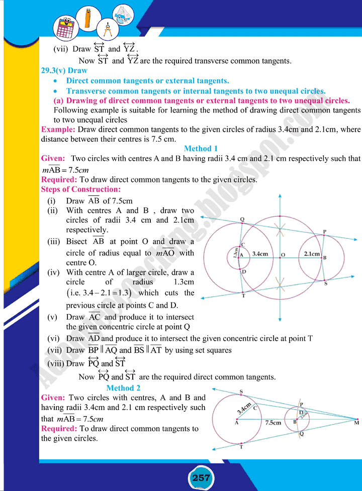 practical-geometry-circles-mathematics-class-10th-text-book