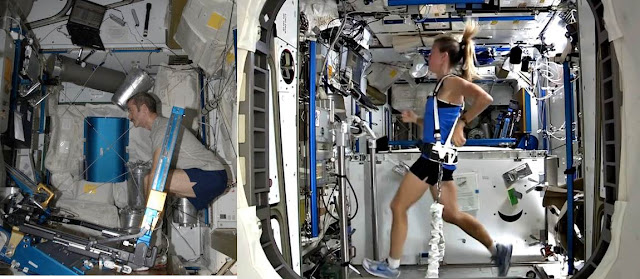 Cómo se ejercitan los astronautas en el espacio