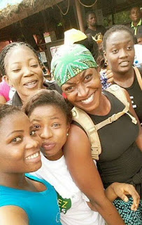 Kate Henshaw and friends
