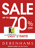 Debenhams Last 3 Days Sale