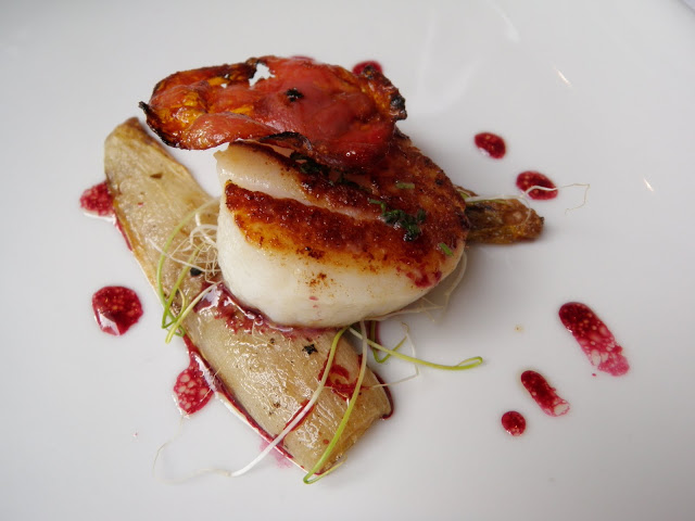 Seared Scallop with Chorizo