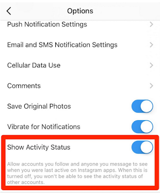 Cara Mematikan Fitur Baru “Last Active” Status Terakhir Kali Aktif Di Instagram