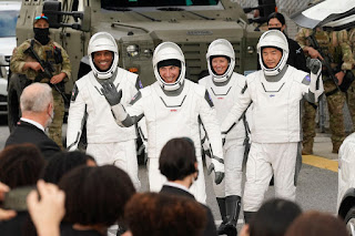 Kennedy Space Center,NASA,SpaceX,SpaceX launch,Elon Musk,SciTech,SciTech news,sapcex four astronauts,