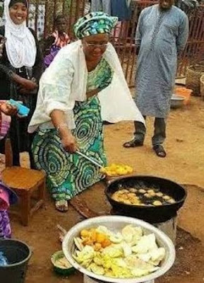 Nigerians reacts over President Buhari's comment about his wife belonging in the kitchen and bedroom,