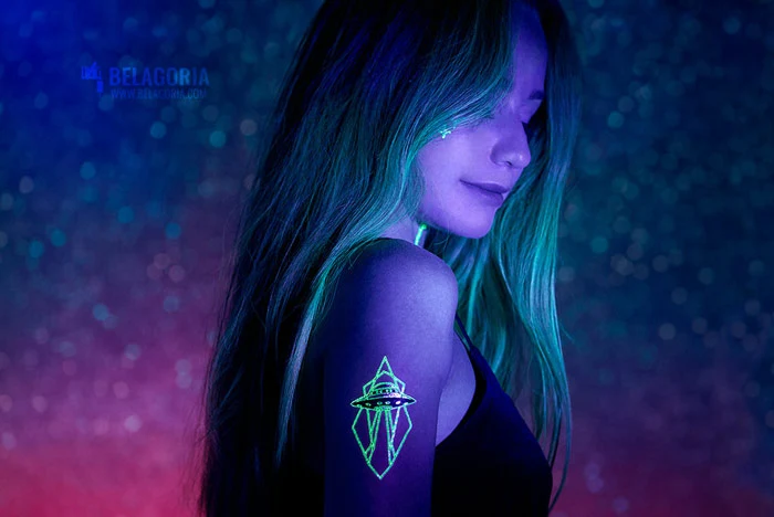 Tatuajes que brillan en la oscuridad