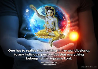 Entire World Belongs to Krishna