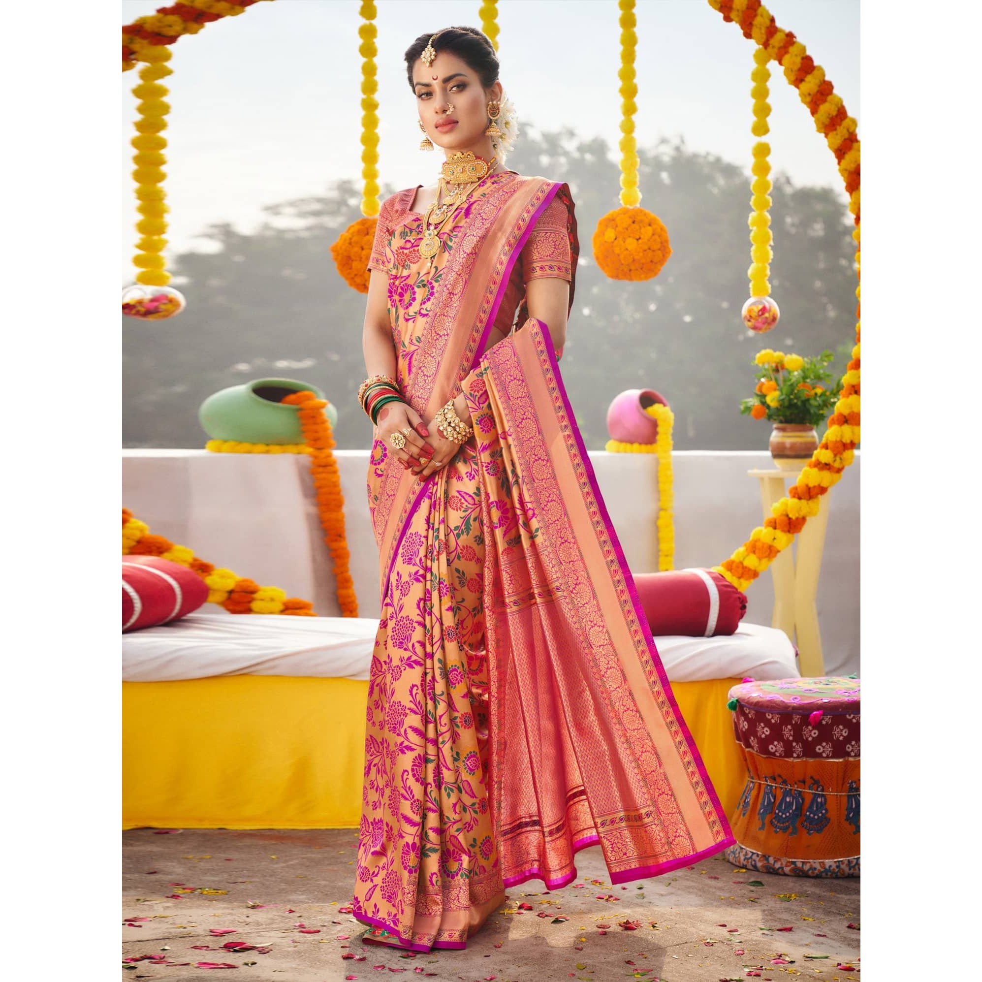 bridal saree