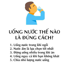 cách uống  nước hiệu quả