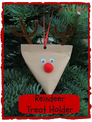 Christmas reindeer treat holder