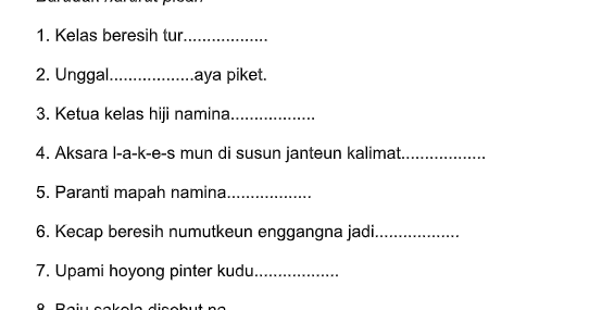 Cintoh Soal Ukk Kelas 2 Sd Bahasa Sunda Pusat Soal