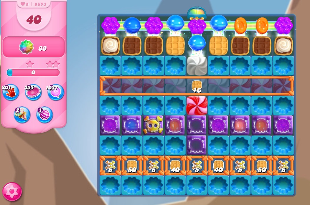 Candy Crush Saga level 8653