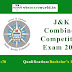J&K Combined Competitive Exam 2018