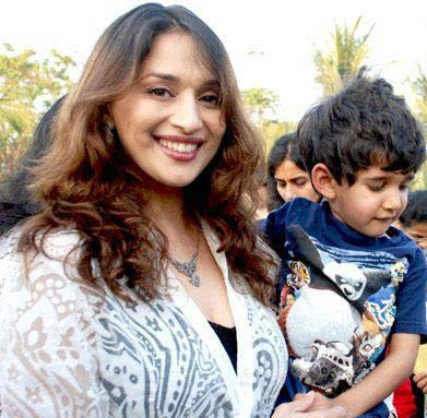 madhuri dixit son