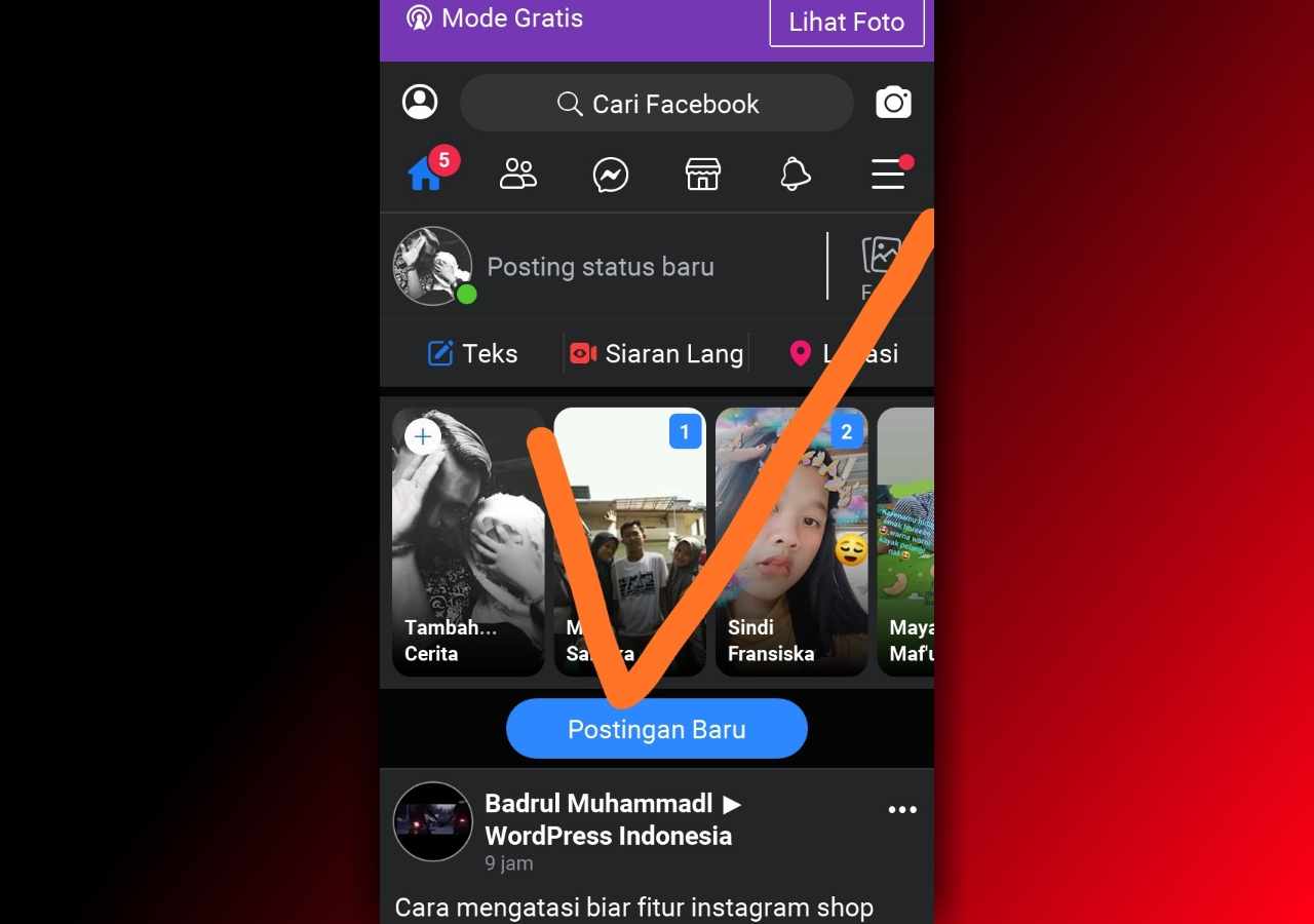 √ Cara Mengaktifkan Mode Gratis Di Facebook Lite