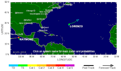 TORMENTA TROPICAL LORENZO 21 DE OCTUBRE 2013