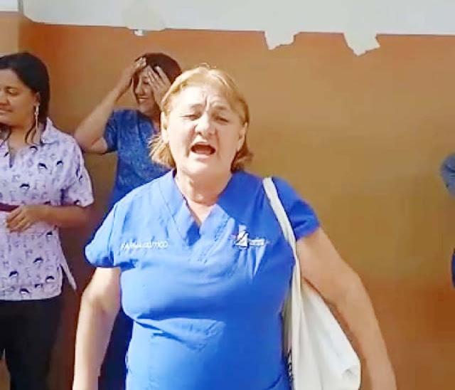 PERSONAL DE SALUD PROTESTÓ POR EL ESTADO DE LOS CENTROS ASISTENCIALES DE CARORA