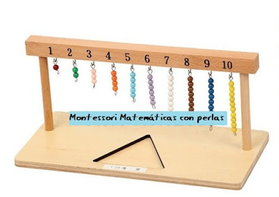 material montessori matematicas perlas