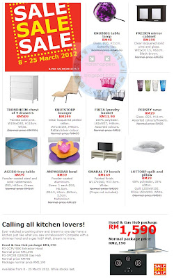 IKEA Sale 2012 March