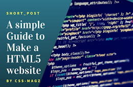 How to make a simple HTML5 website