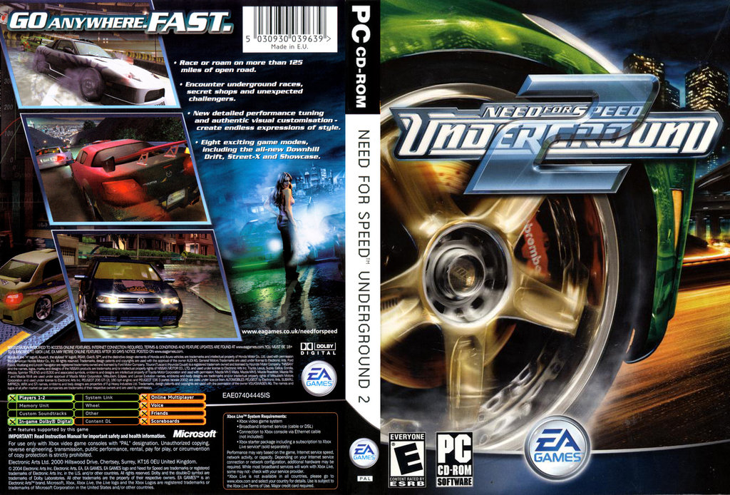 NFS PC GAME Need for Speed Underground 2 PC Full Version