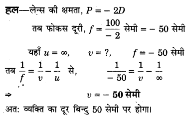 Solutions Class 12 भौतिकी विज्ञान-I Chapter-9 (किरण प्रकाशिकी एवं प्रकाशिक यंत्र)