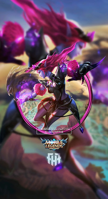 Selena Abyssal Witch (Jade Path Version) by FachriFHR - Wallpaper Mobile Legends