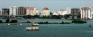 COCHIN AS SEEN FROM THE VEMBANAD LAKE