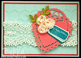 Pretty That's the Ticket Birthday Card  by Stampin' Up! Demonstrator Bekka Prideaux - Check Out Her Blog!