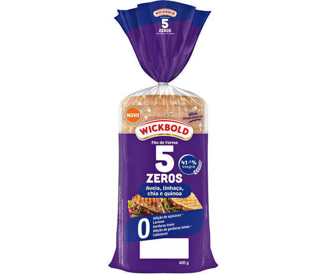 COMER & BEBER: Wickbold expande linha de pães 5 Zeros com mix de grãos