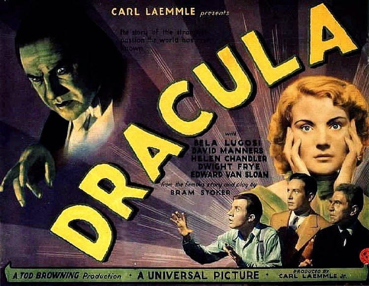 A Vintage Nerd, Classic Film Blog, Old Hollywood Blog, Classic Monster Movies, Dracula