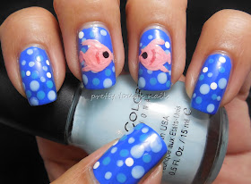 #31DC2013 Polka Dots With Kissing Fish