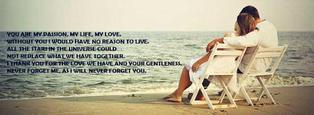 You are my passion sms quote for wife facebook cover