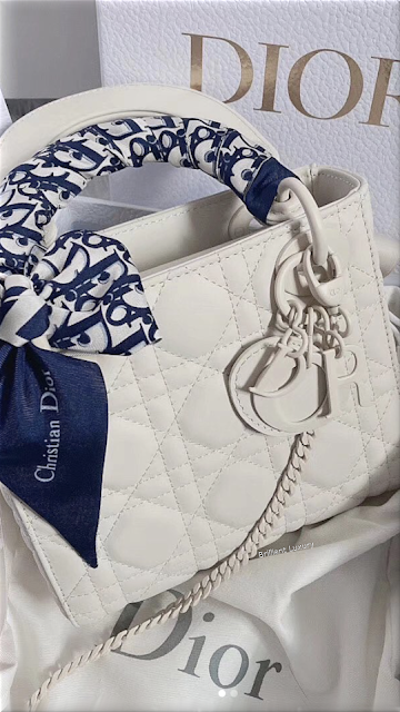 ♦White Lady Dior handbag #dior #ladydior #bags #white #bags #brilliantluxury