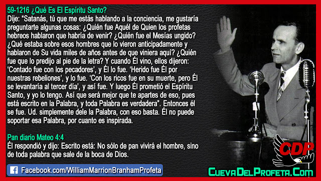 Satanás hablando a la conciencia - William Branham en Español