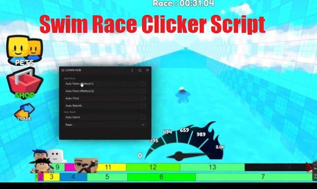 Swim Race Clicker Code & Script