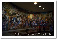 Art in National Musuem of History Mexico