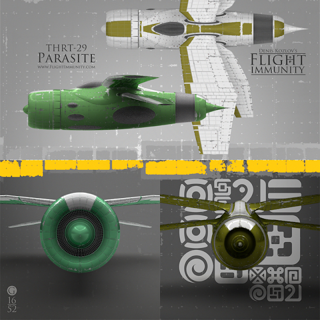 Flight Immunity by Denis Kozlov: collectible aircraft art with a steganographic twist (www.flightimmunity.com)