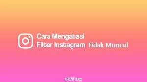 Cara Mengatasi Saat Filter Tidak Muncul