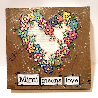 grandmother gift, Mimi gift idea, mimi means love