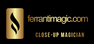 Logo for ferrantimagic.com the Magic of Boston Magician Joe Ferranti.