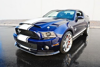 Blue Ford Shelby GT500 Wallpaper