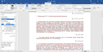 Al Quran, Microsoft, Word, Quran, QuranMicrosoft, QuranWord