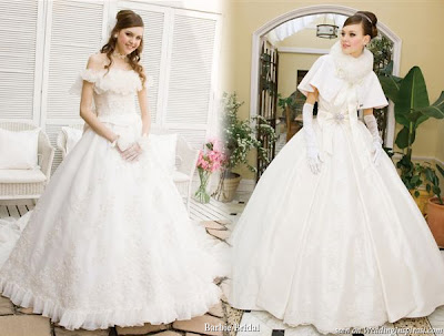 the winter christmas wedding gown for you at 1045 AM